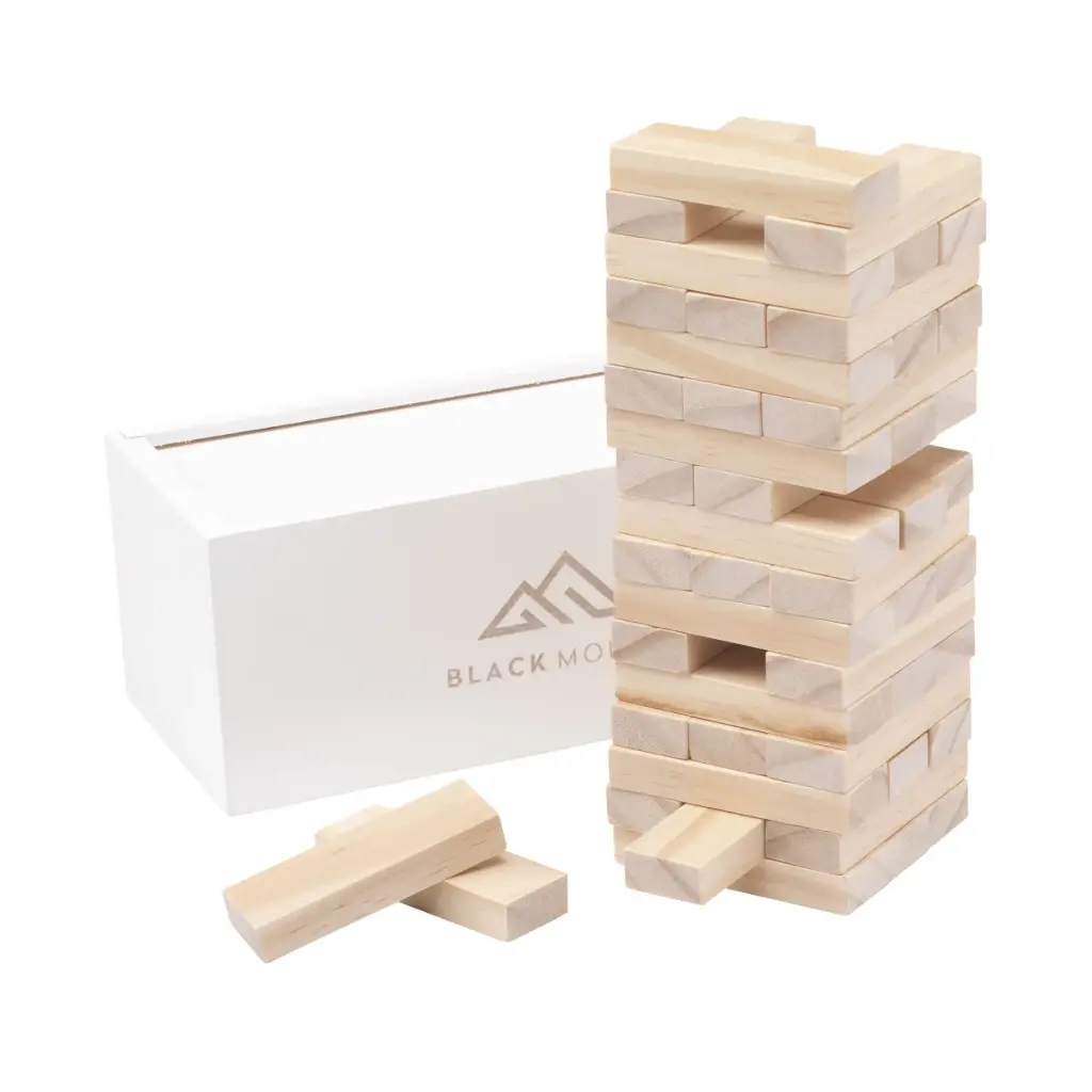 Jeu d'empilement en bois (48 blocs)