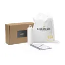 Bouteille, stylo, carnet et sac à dos
